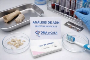 prueba adn muestras dificiles Prueba de paternidad con muestras difíciles