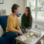 hermanas haciendo prueba de adn Prueba de Hermanas- Análisis Cromosoma X