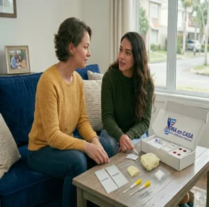 hermanas haciendo prueba de adn Prueba de Hermanas- Análisis Cromosoma X